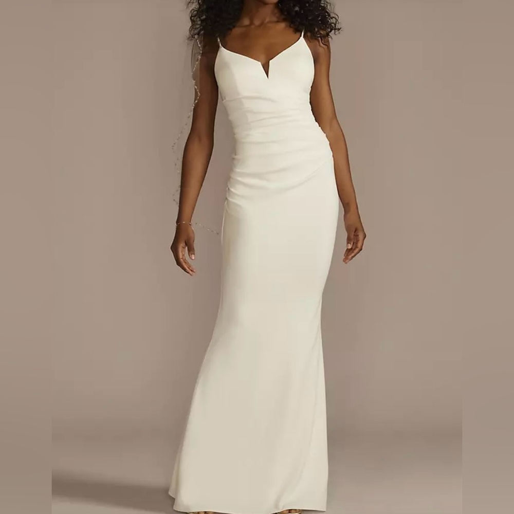 DB studio white gown, size 0